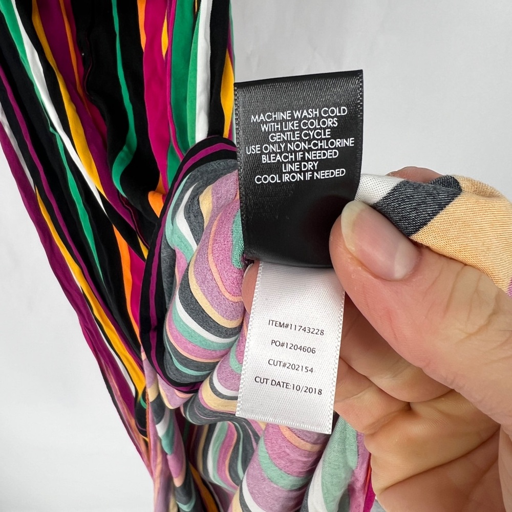 torrid Black Multi-Striped Sleeveless Maxi Dress - Picture 8 of 9